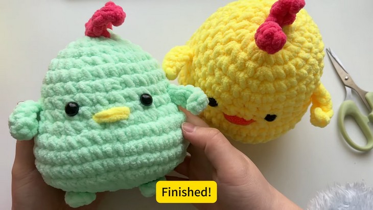 crochet chubby plushie