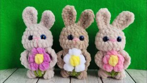 5 Cute Crochet Bunny Plushies How to Crochet