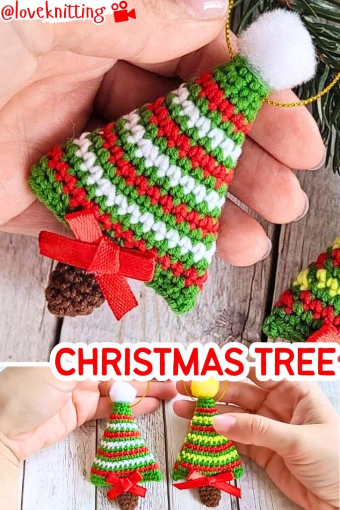 Tree Christmas Ornaments (1 Pattern)