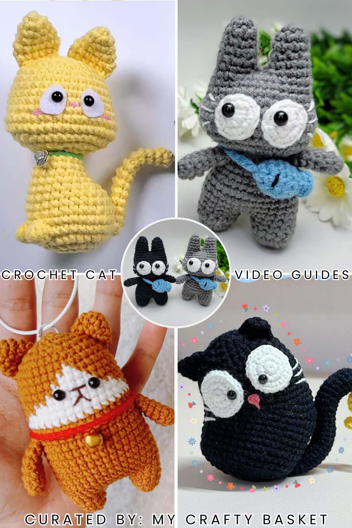 CROCHET CAT VIDEO GUIDES