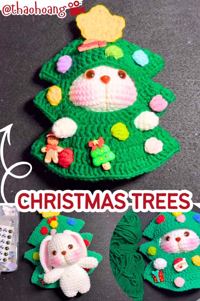 Christmas Tree and Bunny in Costume