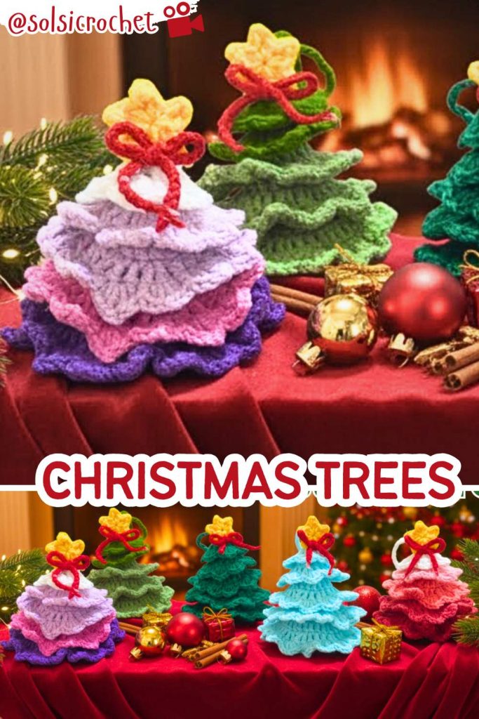 Colorful Tiered Christmas Tree