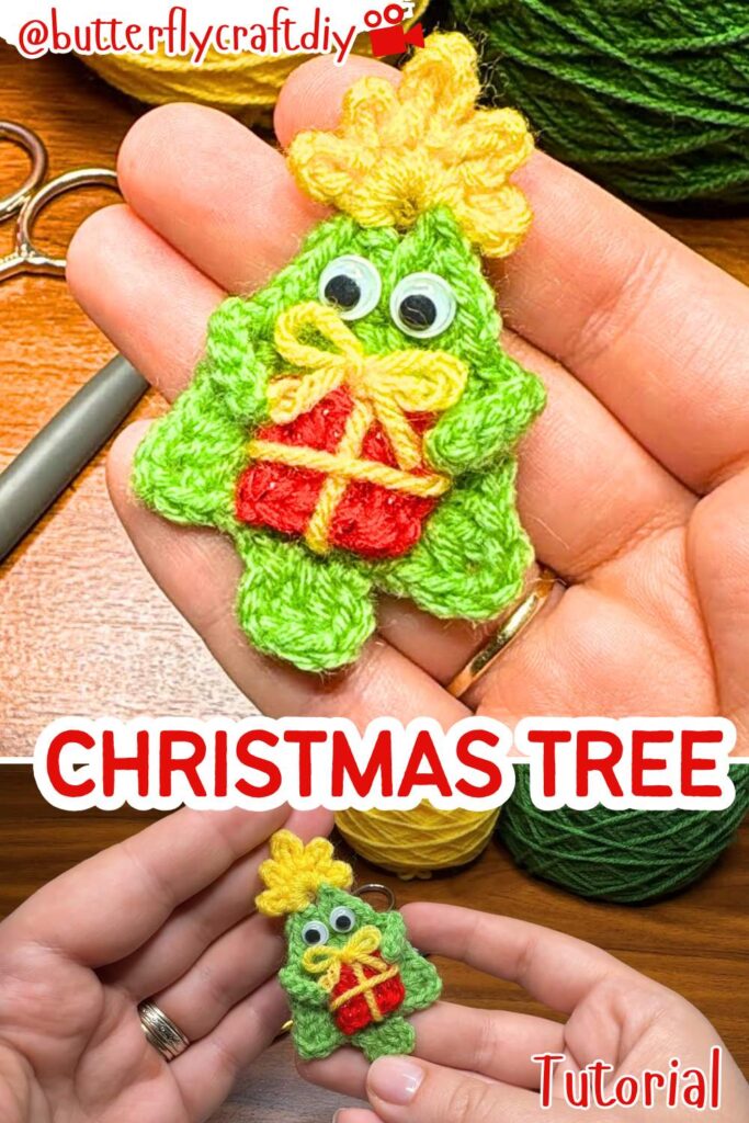 Crochet Christmas Tree Charm