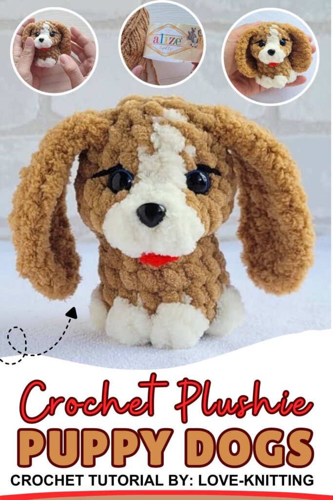 Crochet Dog with Long Ears