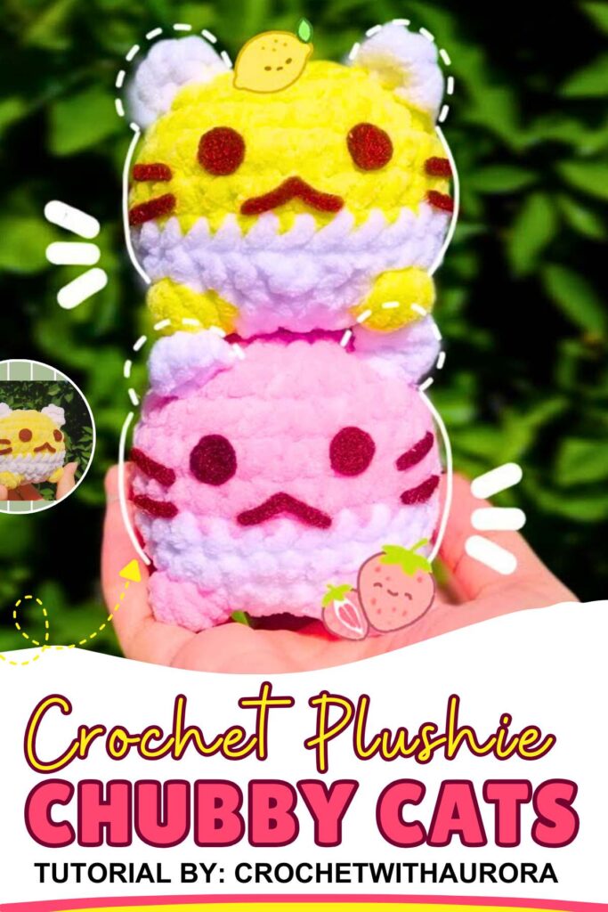 Crochet Kawaii Cat Plushies
