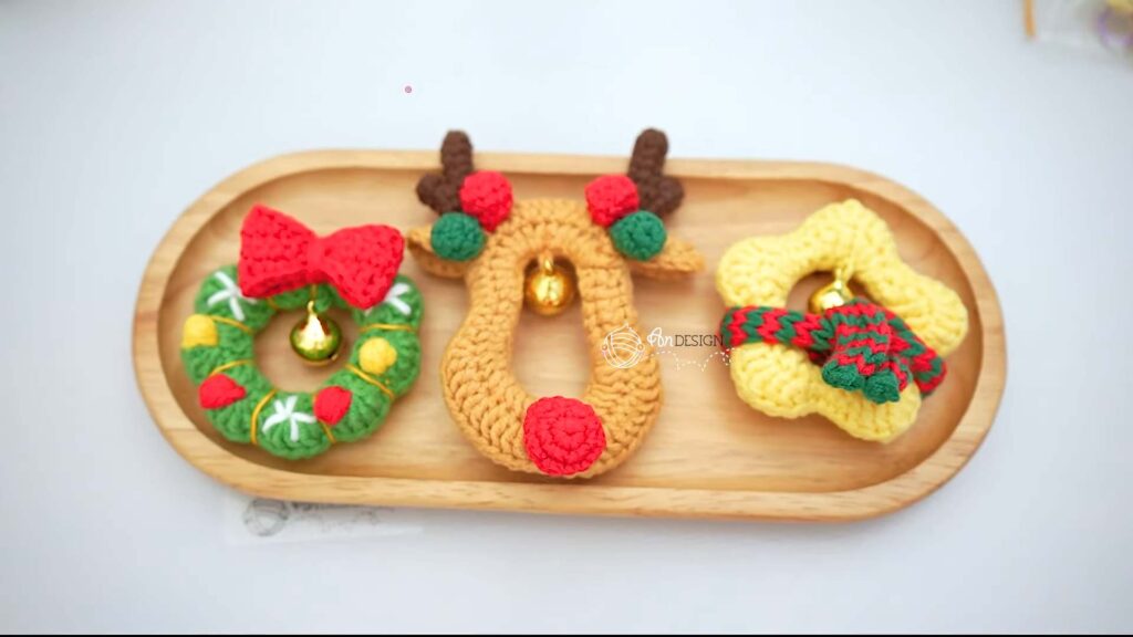 Crochet Reindeer Ornament for Christmas