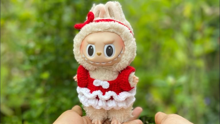 Girl Labubu Christmas Dress