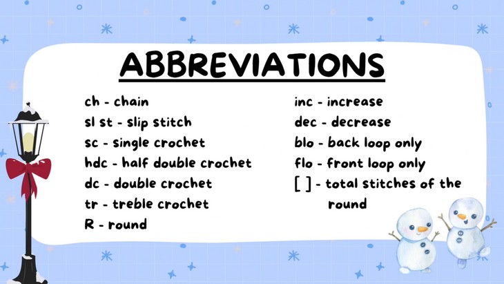 How to Crochet Cute snowman Free (3)