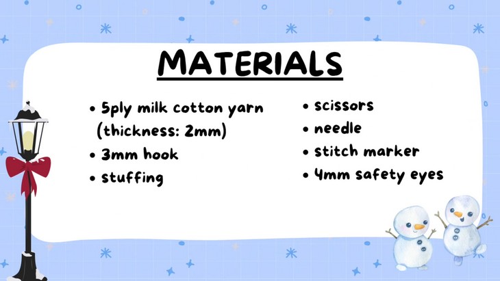 How to Crochet Cute snowman Free (4)