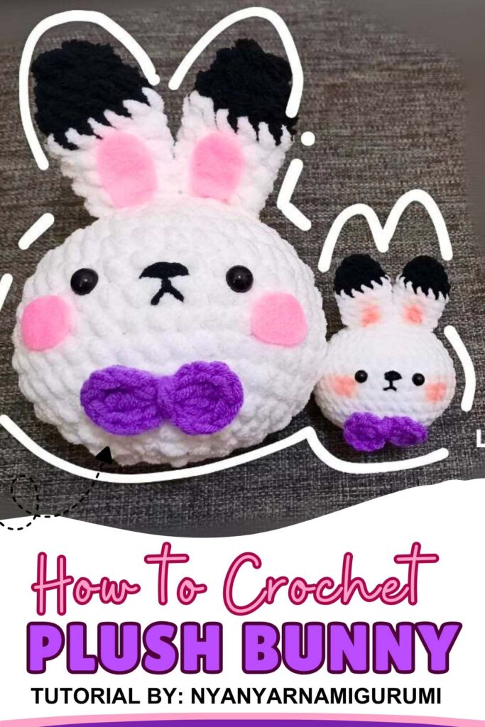 How to Crochet Plush Bunny Amigurumi in Any Size
