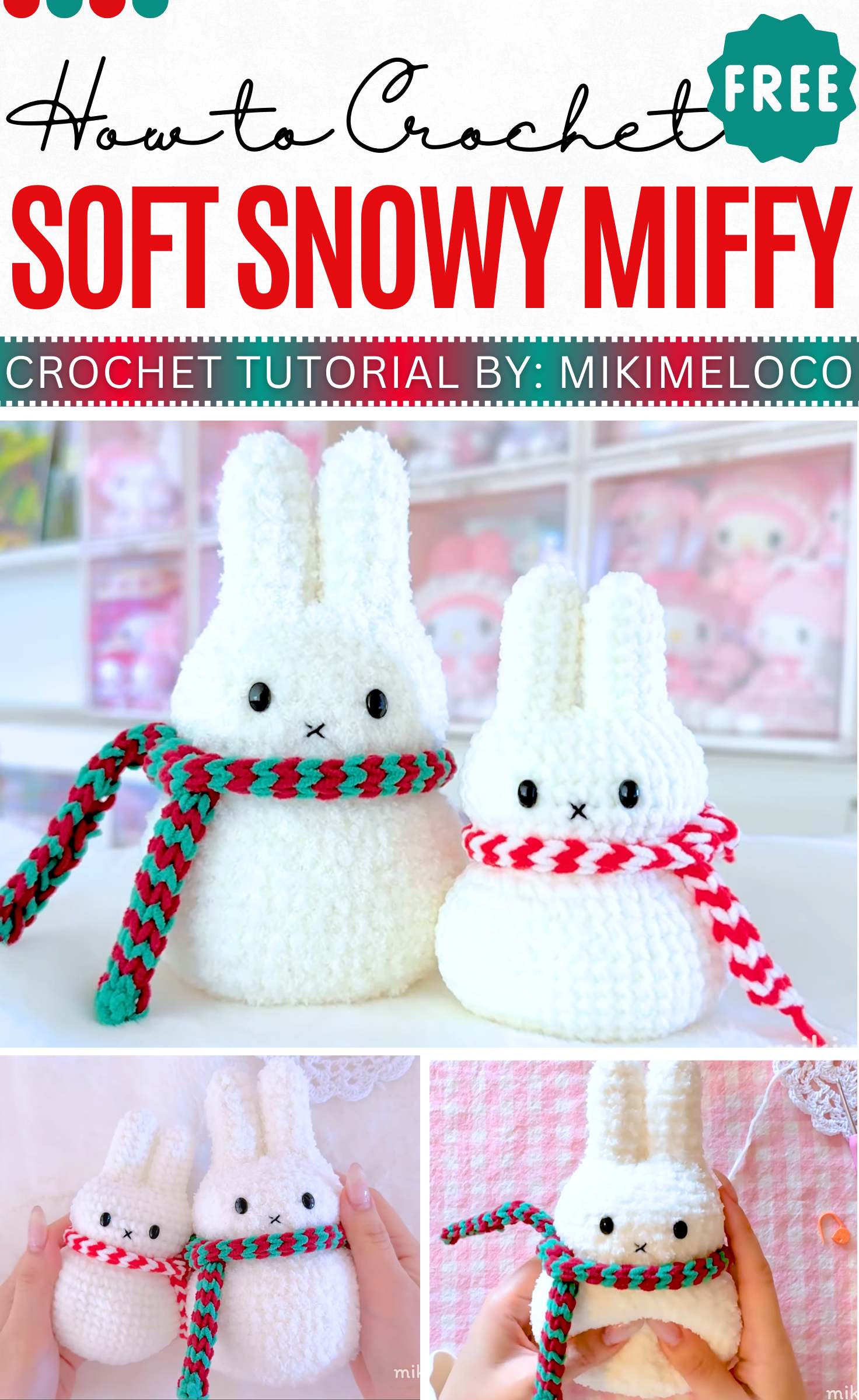 How to Crochet Soft Snowy Miffy