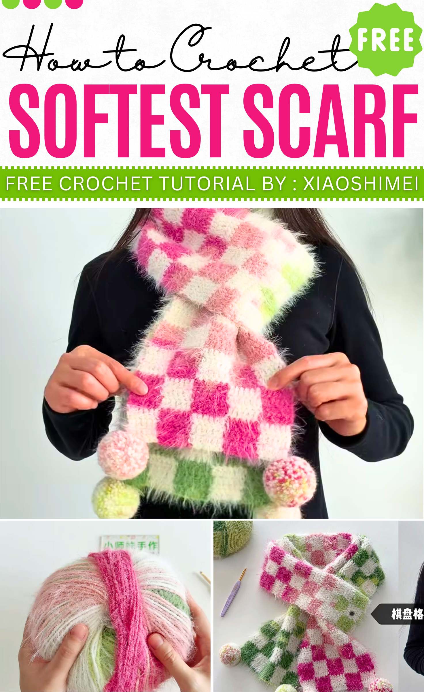How to Crochet Softest Scarf