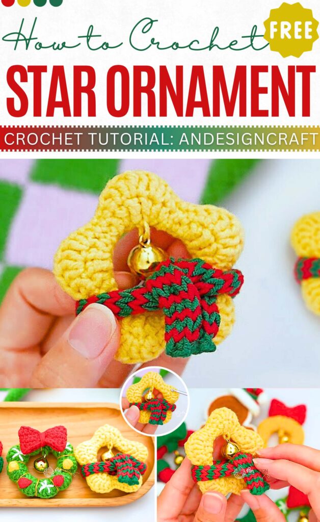 How to Crochet Star Ornament