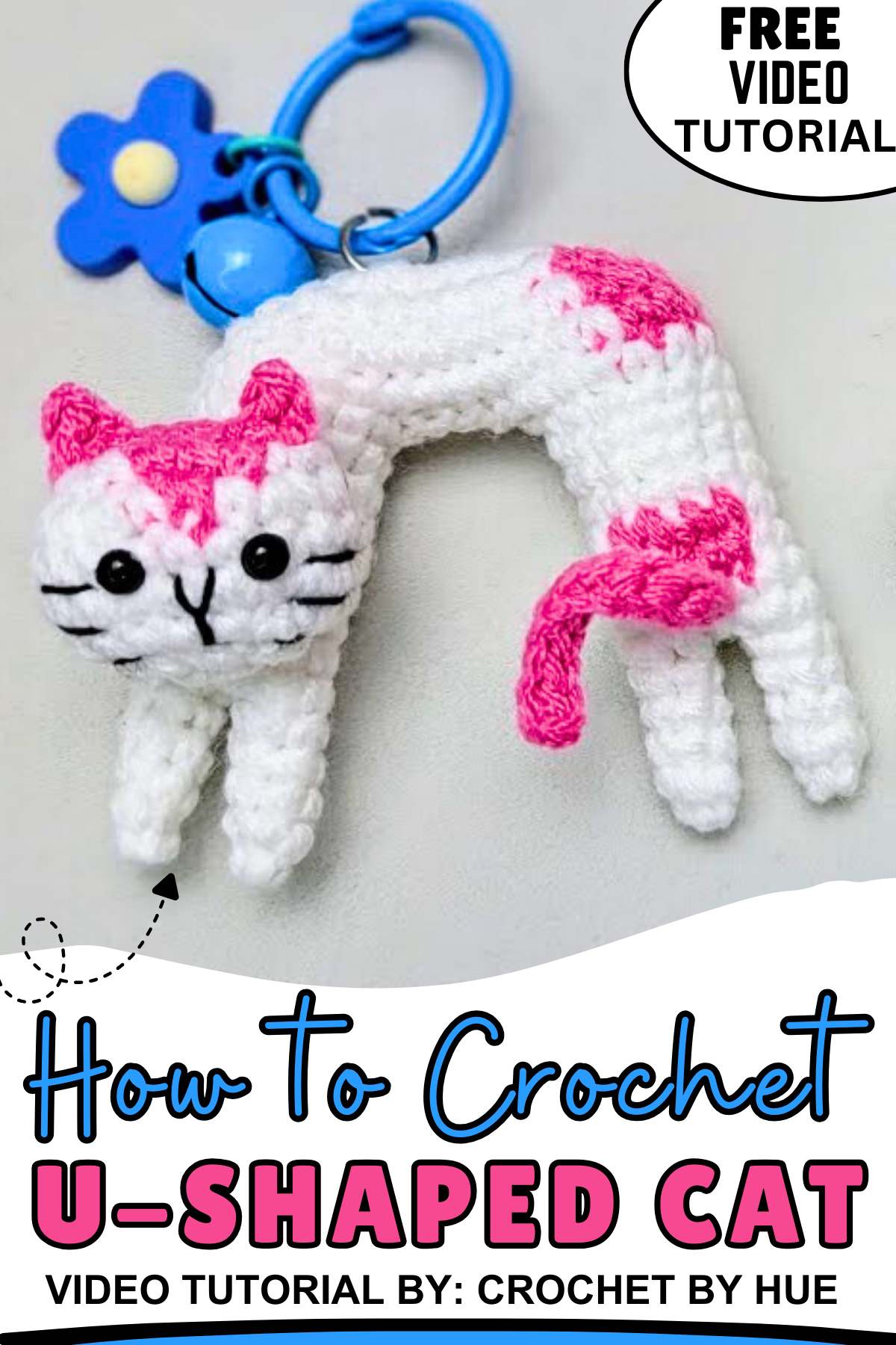 How to Crochet U-Shaped Cat
