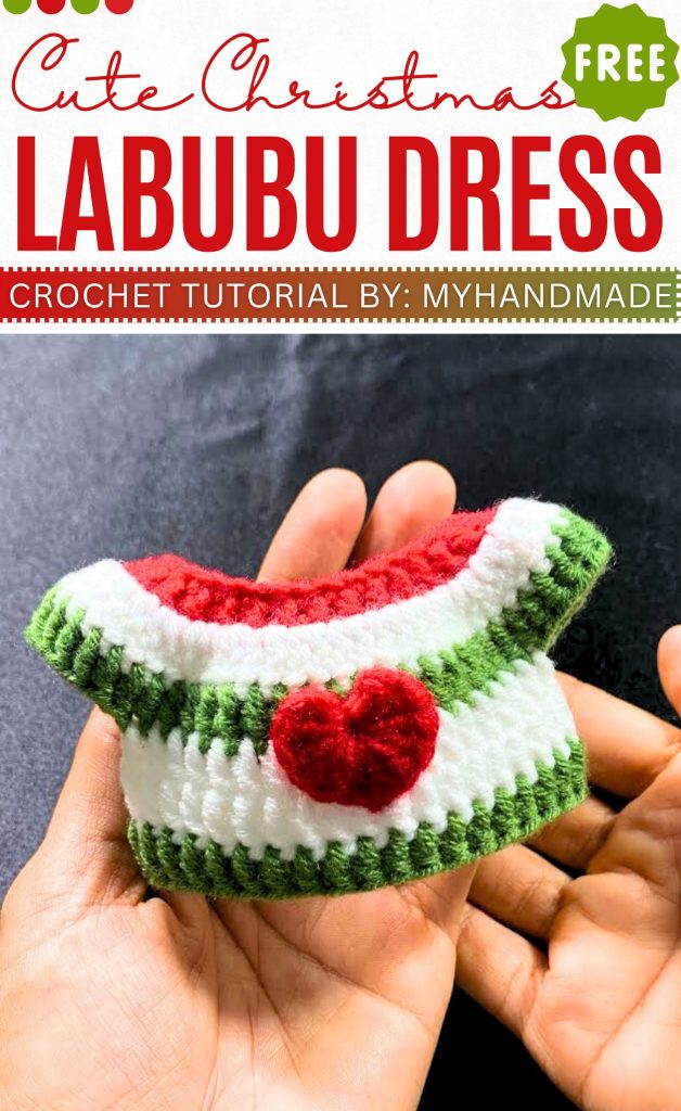 Labubu Christmas T-Shirt Dress