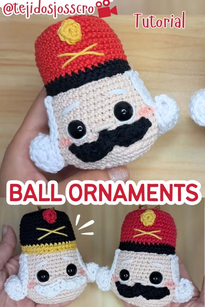 Nut Cracker Christmas Ball Ornament 