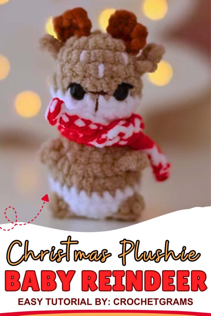 Reindeer Christmas Plush Amigurumi 