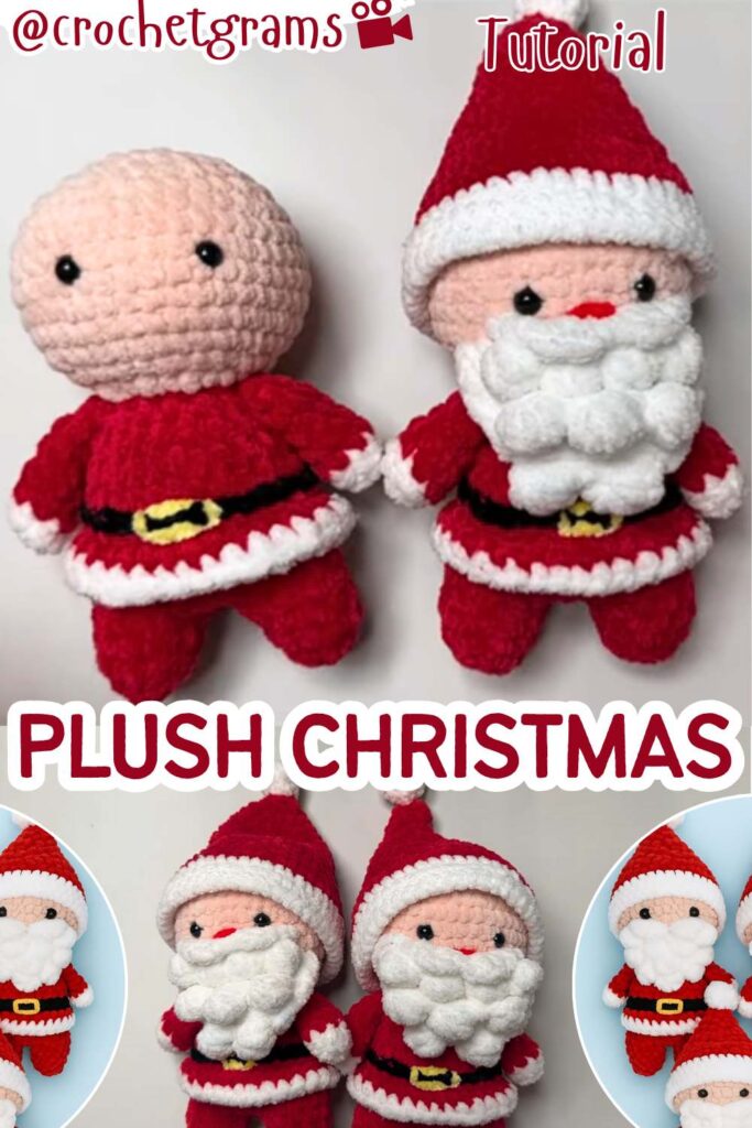 Santa Doll Christmas Plush Amigurumi 