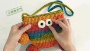 How to Crochet Funny Monster Bag for Kids