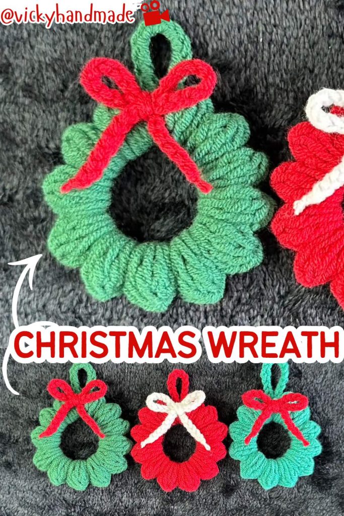 crochet christmas wreath 2