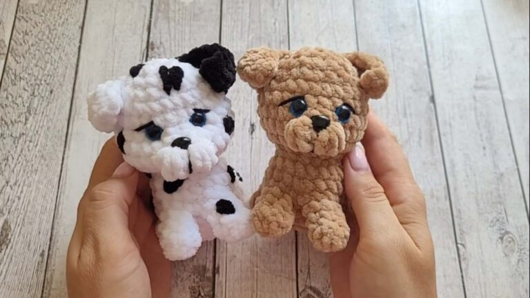 crochet dog plushie