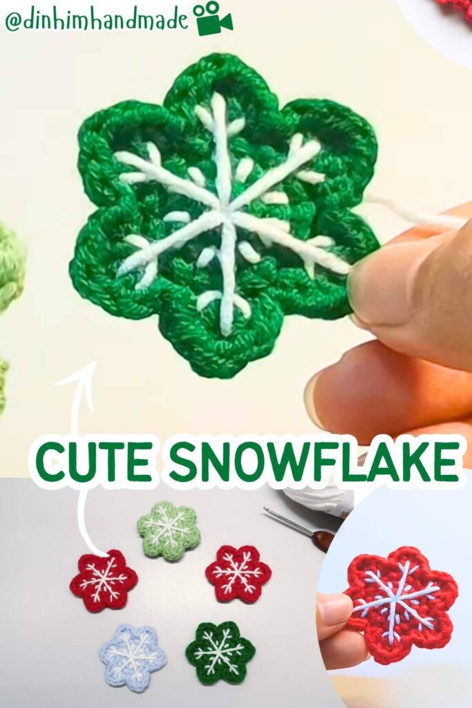 crochet easiest snowflake