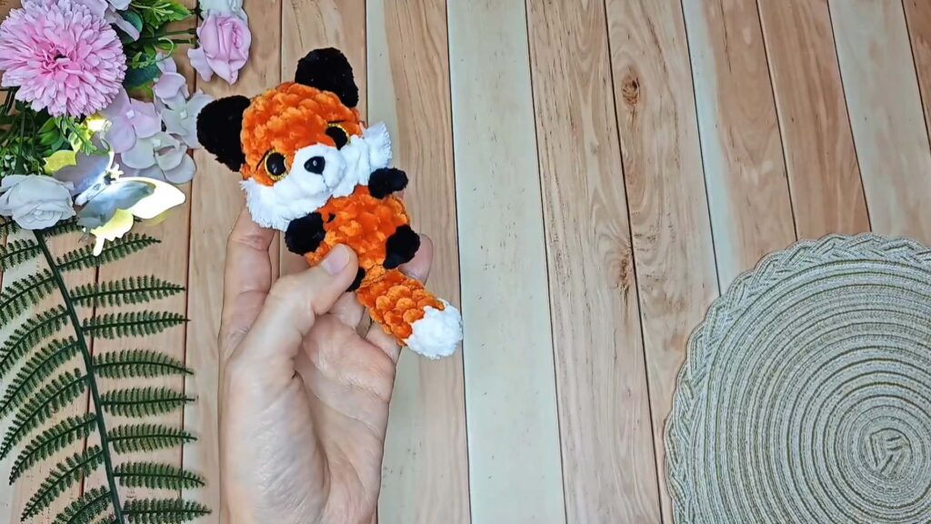 crochet fox plushie