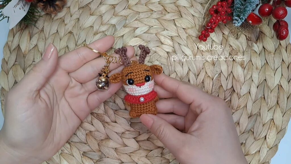 crochet reindeer christmas dolls