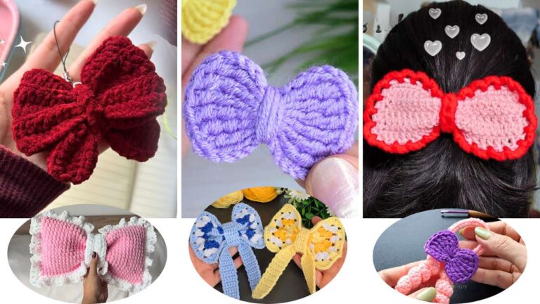 Crochet Bow VIdeo Tutorials