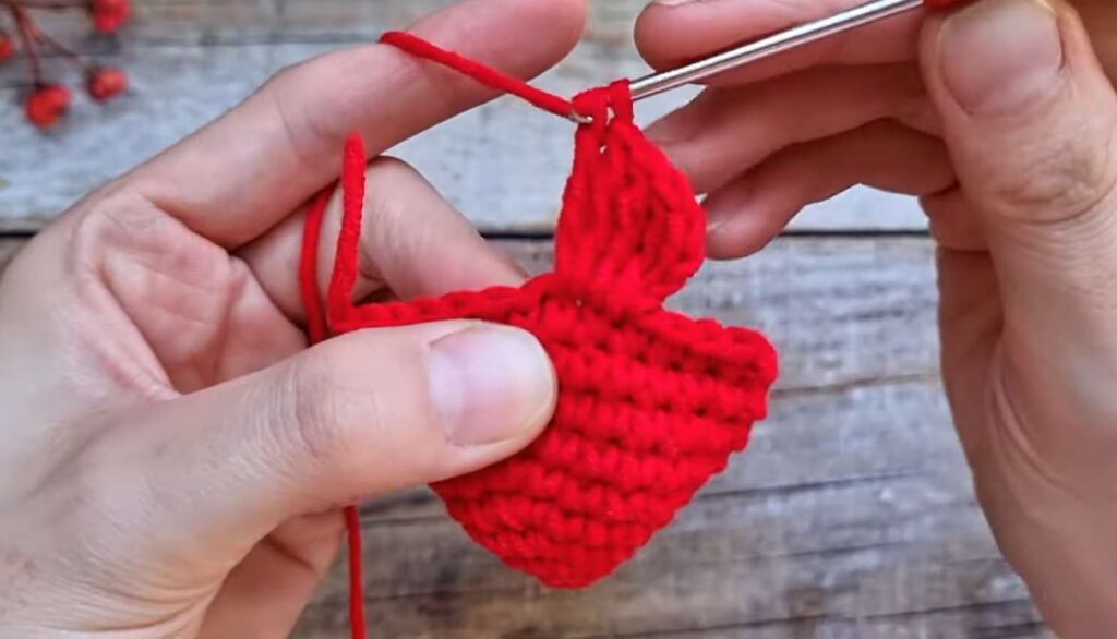 Crochet Fish keychain steps (4)