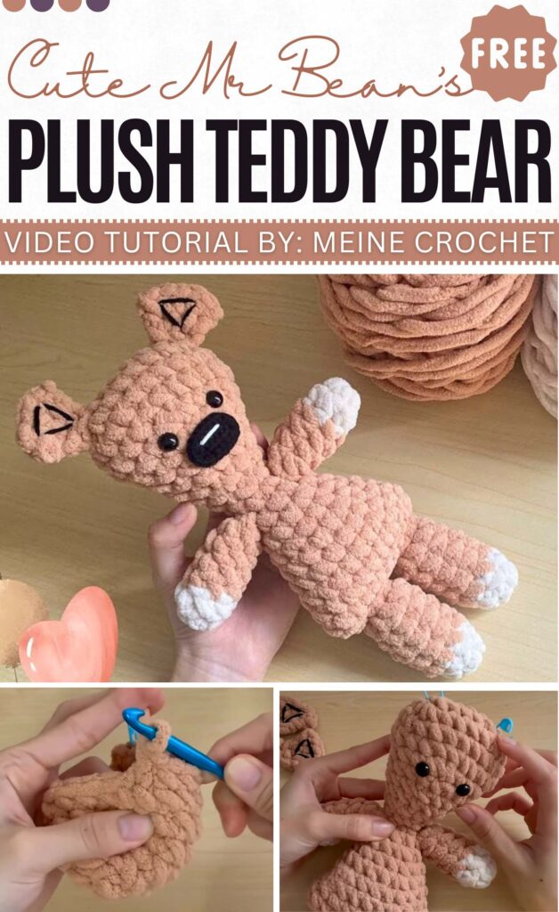 Cute Mr Bean's Plush Teddy Bear
