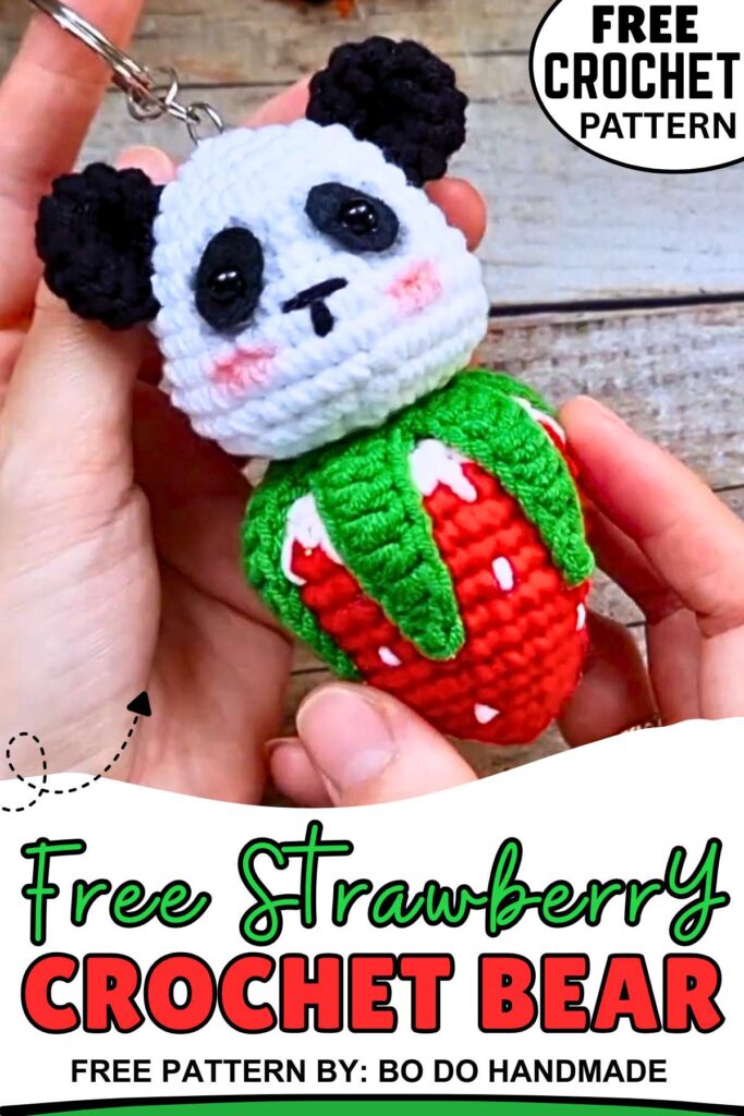 Free StrawberrY Crochet BEar