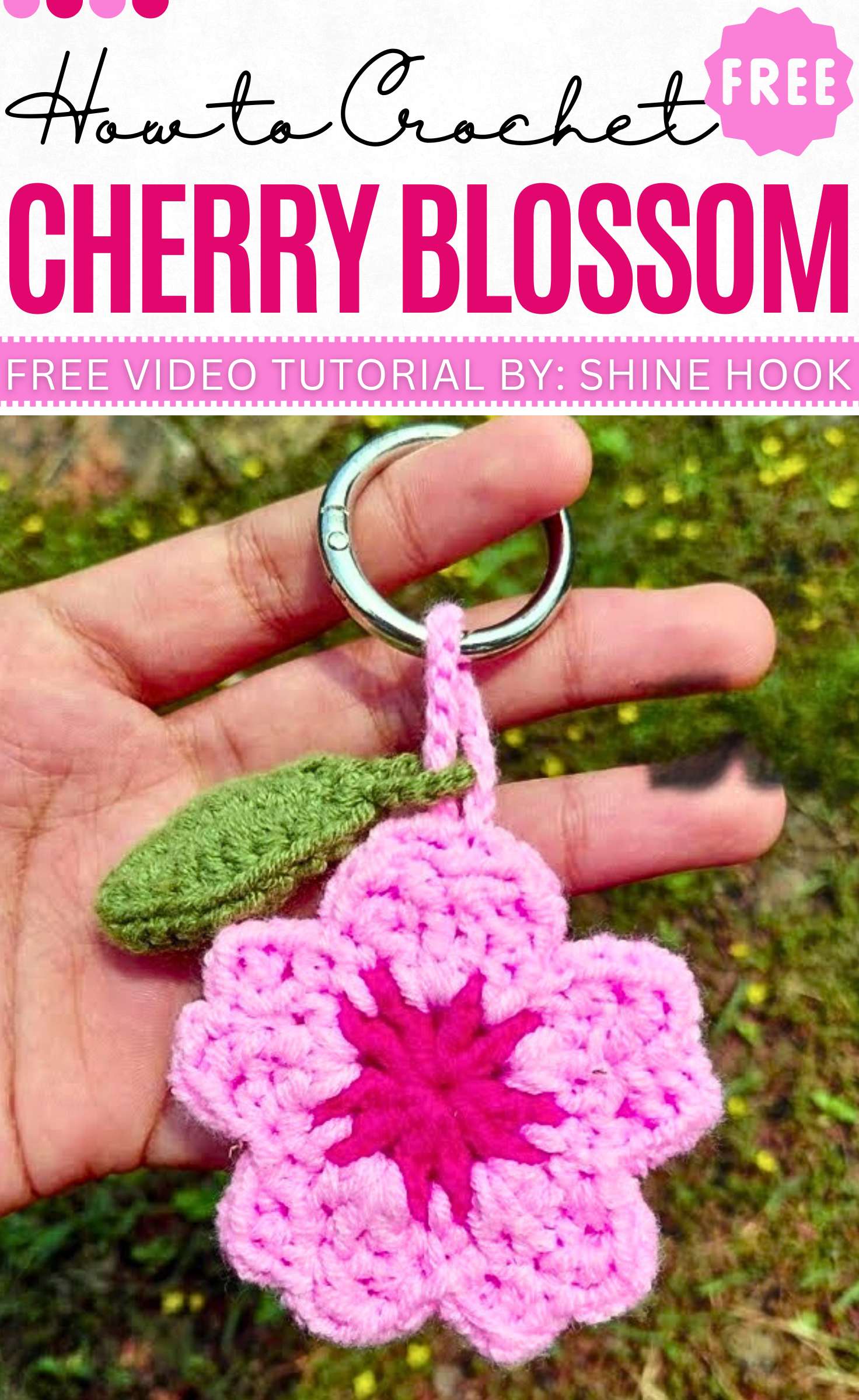 13+ Crochet Pattern For Beginners 13 Free Crochet Cherry Blossom Tutorials (Crochet A Sakura)