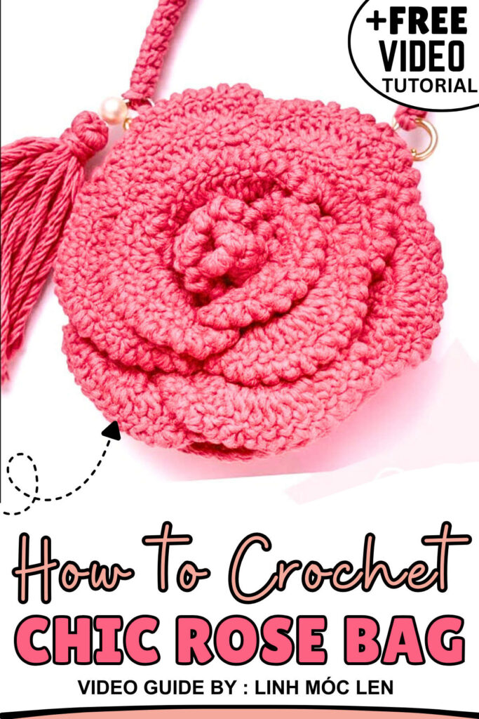 How to Crochet Chic Rose Bag