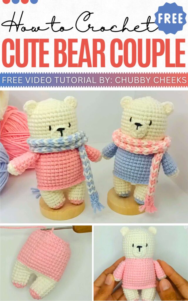 How to Crochet Cute Bear Couple