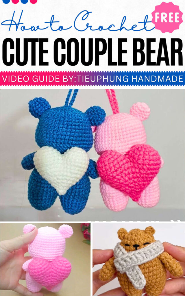 How to Crochet Cute Couple Bear