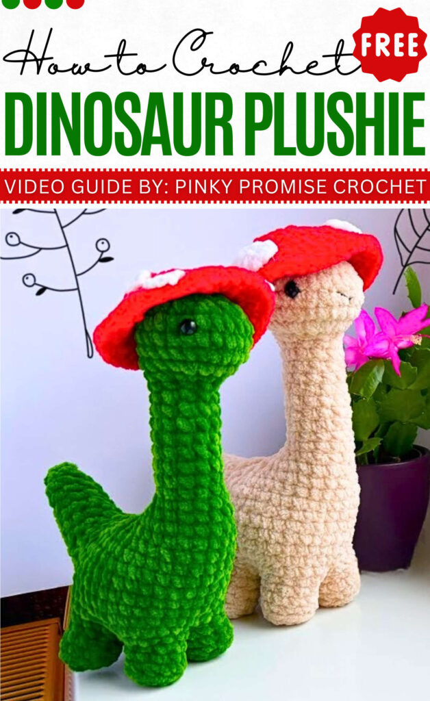 How to Crochet Dinosaur Plushie