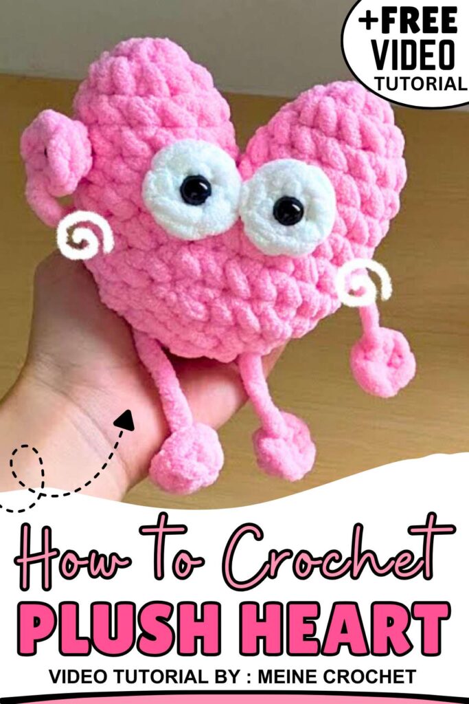 How to Crochet Plush Heart