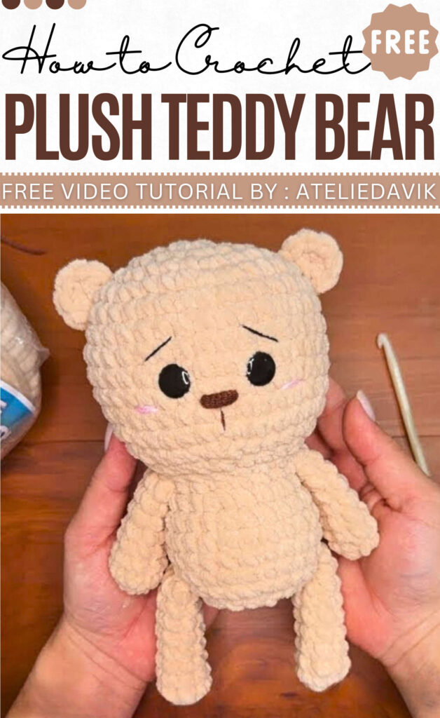 How to Crochet Plush teddy bear