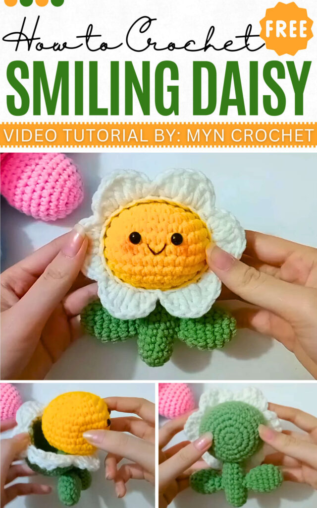 How to Crochet Smiling daisy
