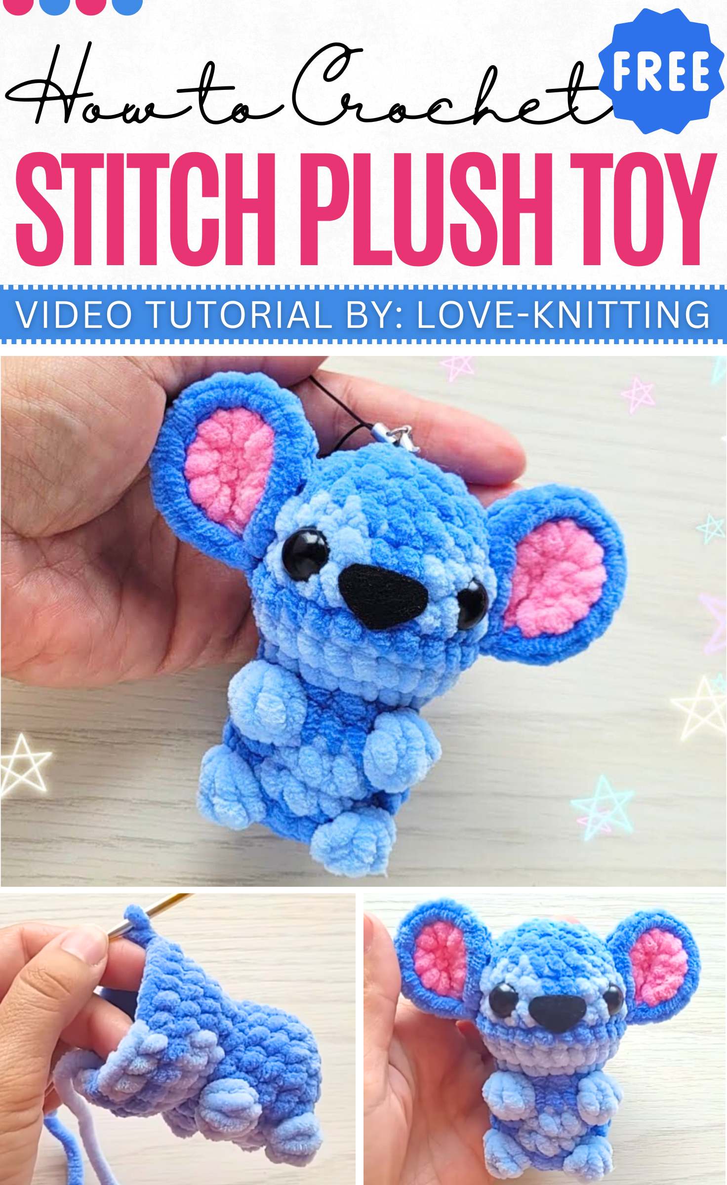 How to Crochet Stitch Plush Toy