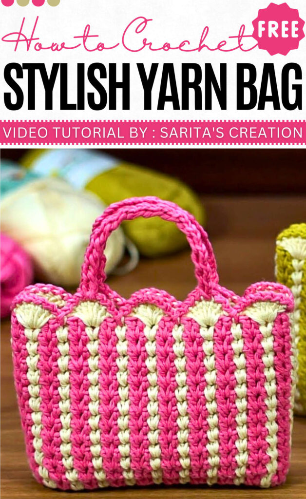 How to Crochet Stylish Yarn bag