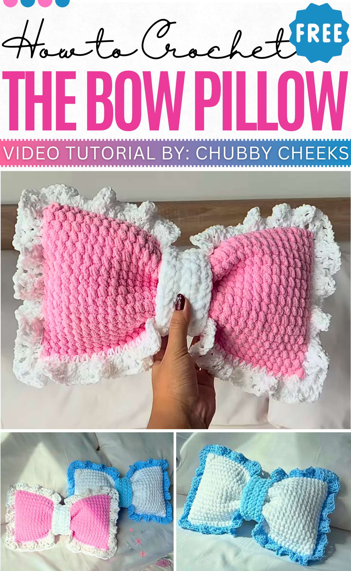 15+ Knitting V Crochet 15 Elegant Crochet Bow Variations with Tutorials – My Crafty Basket