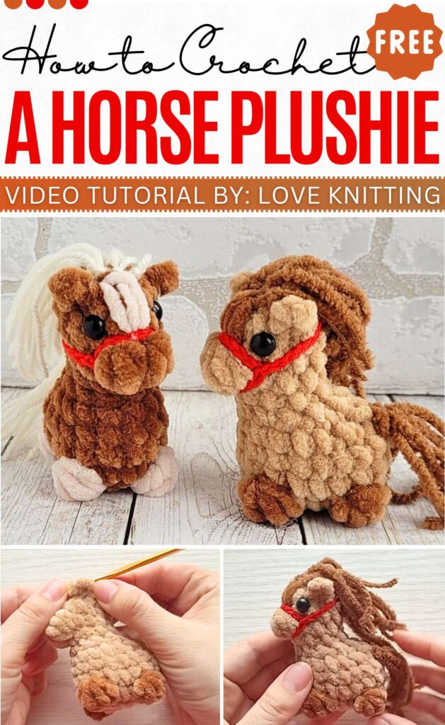 How to Crochet a Horse Plushie