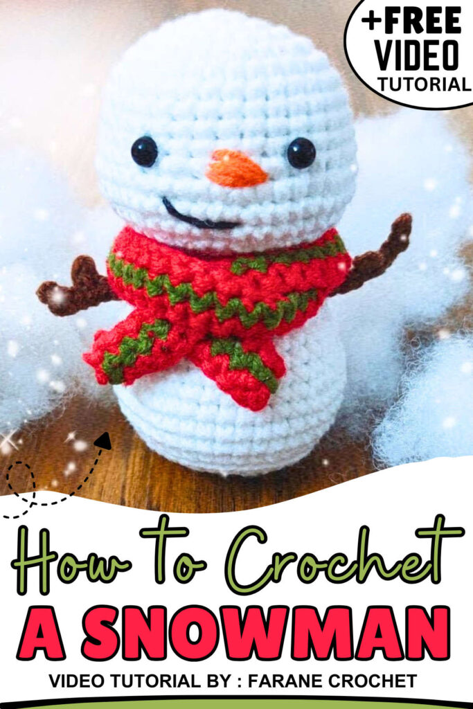 How to Crochet a SNowman