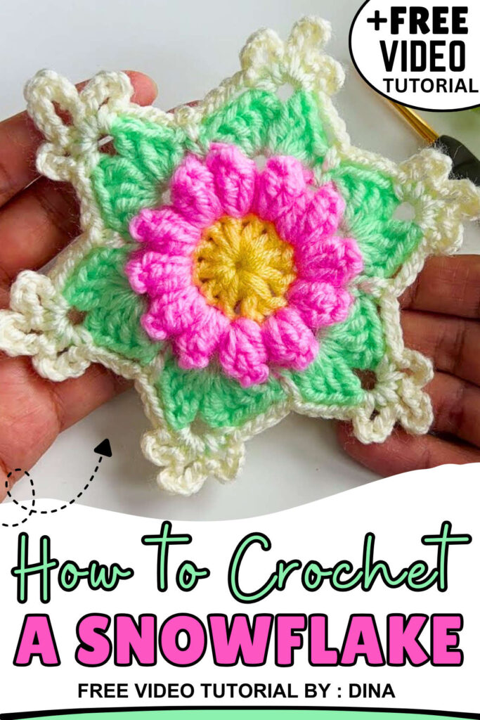 How to Crochet a Snowflake