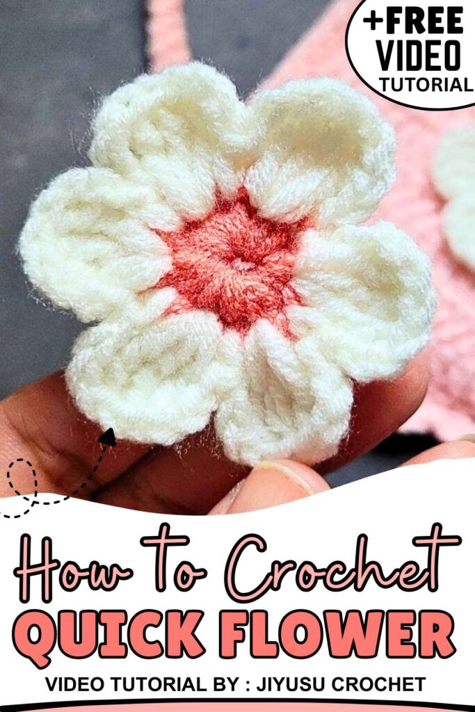 How to Crochet quick Flower