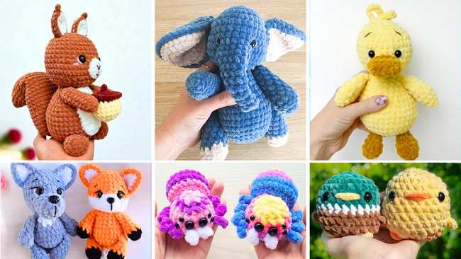 How to Crochet Kawaii Animal Plushies for Kids