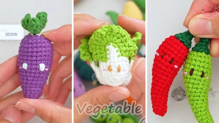 crochet amigurumi vegetables