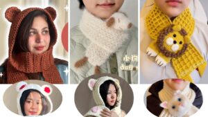 10 Free Crochet Animal Winter Scarf Tutorials for Kids